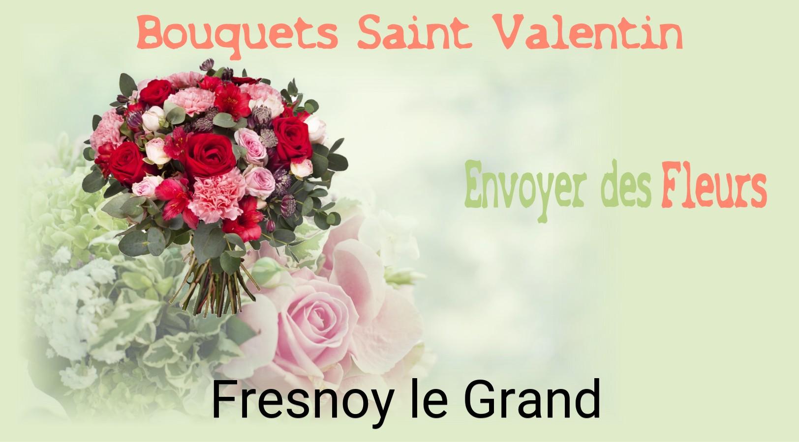 Roses de Saint-Valentin livrées à Fresnoy-le-Grand